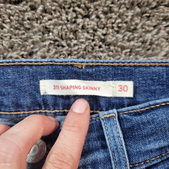 LEVIS Women’s 311 Shaping Skinny Jeans Size 30×30 - Picture 3 of 6